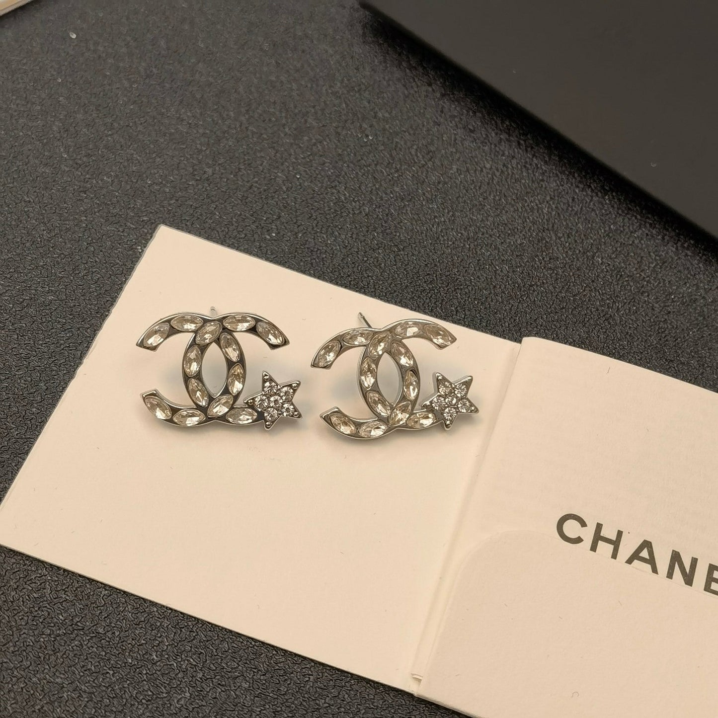 2025 Crystal Diamond Star Stud Earrings