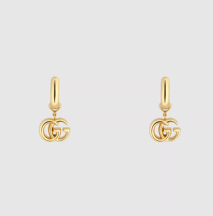 2025 Double G Drop Hoop Earrings