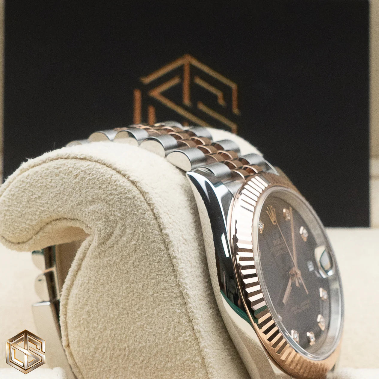 Datejust 41 126331 Everose Chocolate Diamond Dial Jubilee Bracelet 2023 Watch