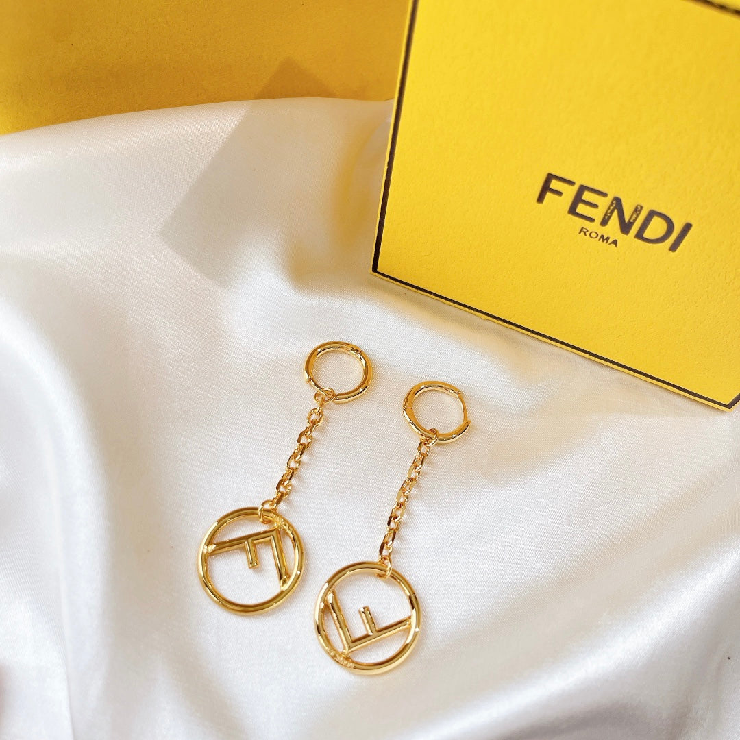 2025 Letter Tassel Gold Earrings