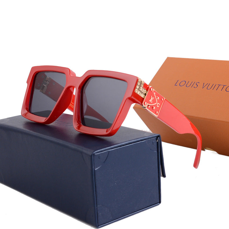 2025 Large frame street style square sunglasses UV400