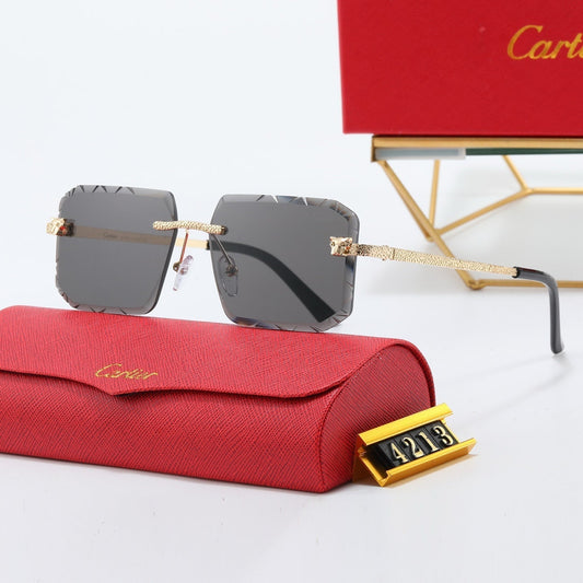 2025 Leopard Head One piece pilot sunglasses 4213