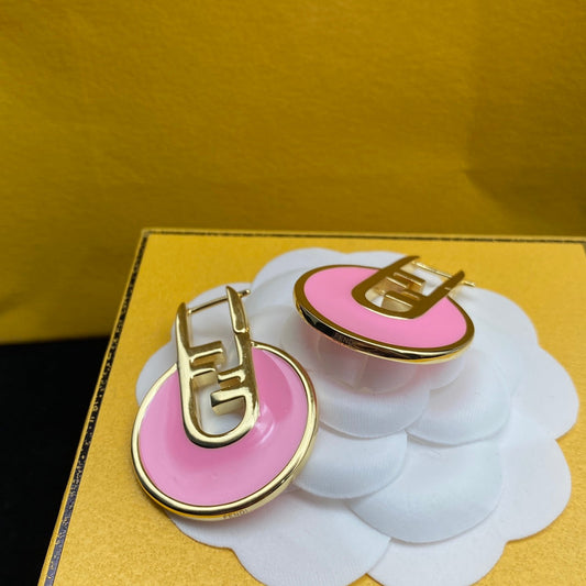 2025 Elegant Pink Drop Earrings