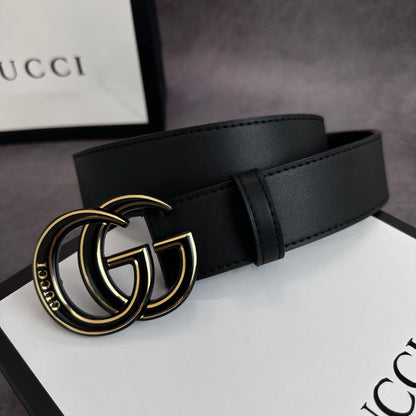 2025 2 Colors  printed letter leather belt